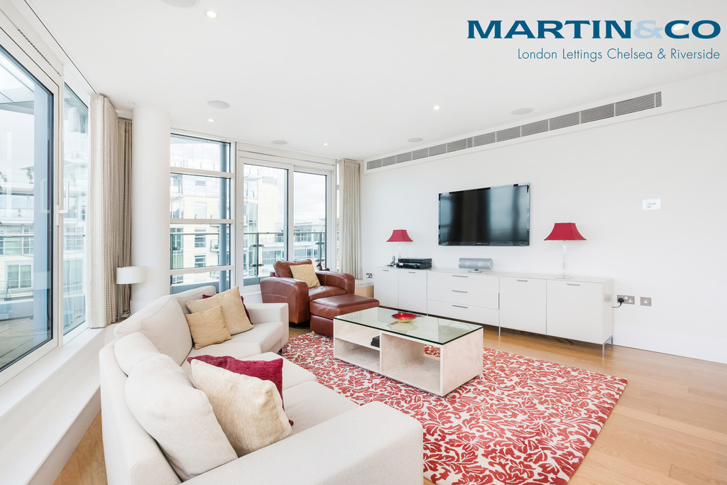 Martin & Co Battersea Reach 4 bedroom Penthouse Let in Kingfisher House