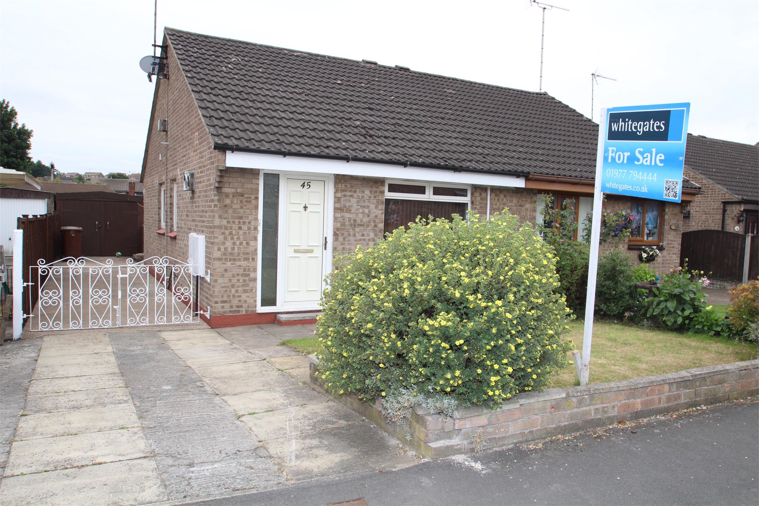 Whitegates Pontefract 2 bedroom SemiDetached Bungalow SSTC in Pollards Fields, Ferrybridge