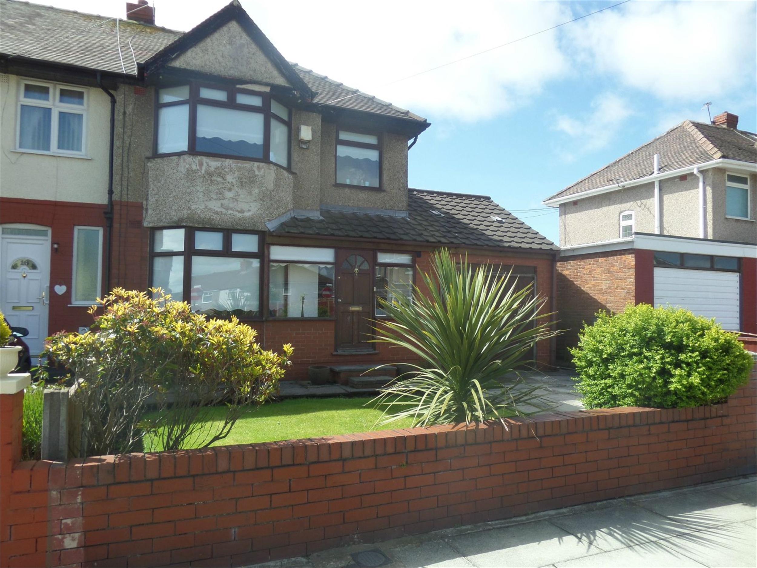 Whitegates Walton Vale 3 bedroom SemiDetached House For Sale in Watling Avenue, Litherland