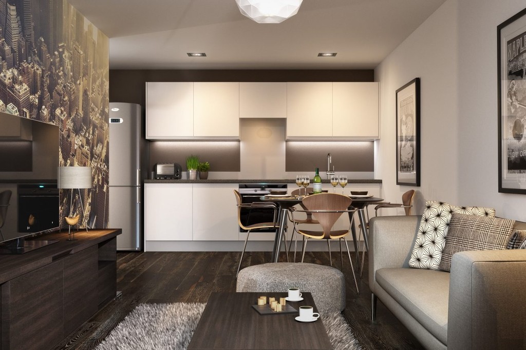 Martin Co Birmingham City 1 Bedroom Apartment Let In Drapery